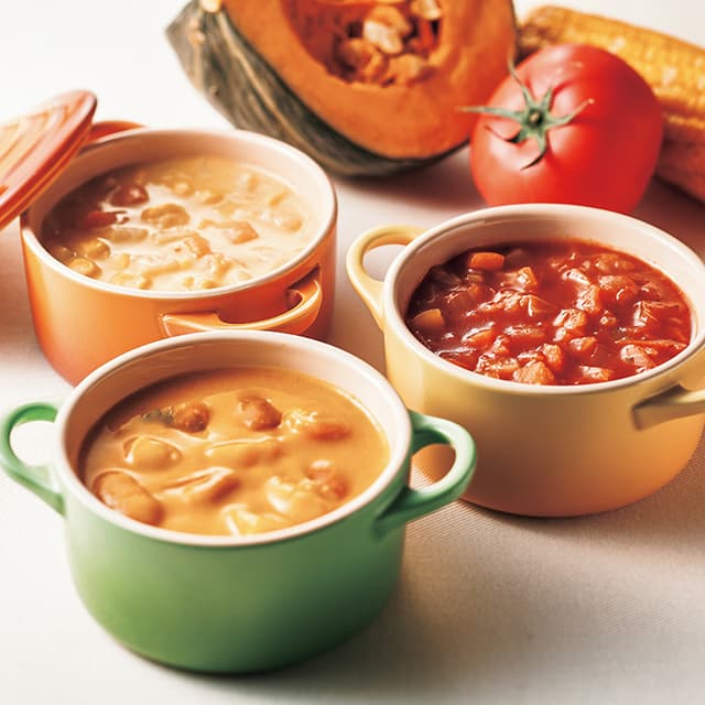 フォレシピ　もぐもぐお野菜　国産かぼちゃのチャウダー