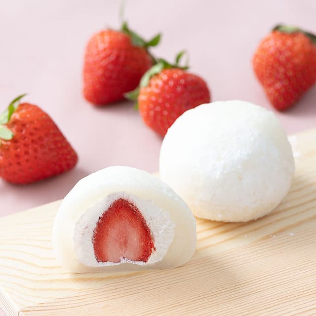 ホシフルーツ　あまおうのクリームいちご大福　ｆｕｗａｒｕ