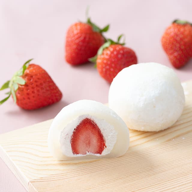 ホシフルーツ　あまおうのクリームいちご大福ｆｕｗａｒｕ