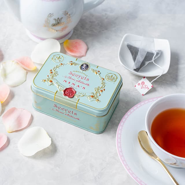 ＮＩＮＡ’Ｓ　ＭＡＲＩＥ−ＡＮＴＯＩＮＥＴＴＥ　アールグレイ　ティーバッグ缶