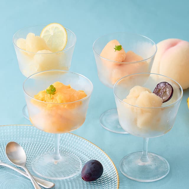 ホシフルーツ　フルーツパーラーの凍らせて食べるシャーベット彩果しずく　ゆめほっぺ