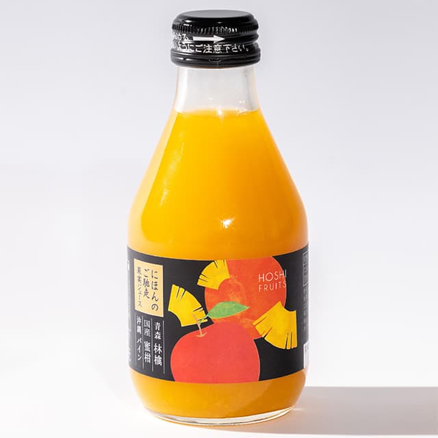 ホシフルーツ　にほんのご馳走果実ジュース新ミックスジュース（国産蜜柑・沖縄パイン