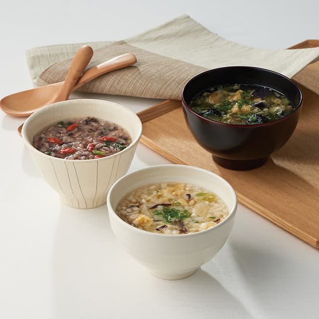 養命酒製造　五養粥・タニタ食堂監修減塩みそ汁フリーズドライセット