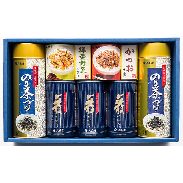 大森屋　味付卓上のり・お茶づけ・ふりかけ詰合せ