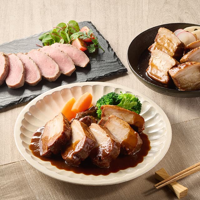 ３種のこだわり肉料理